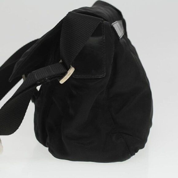 PRADA Shoulder Bag Nylon Black - Picture 3 of 15